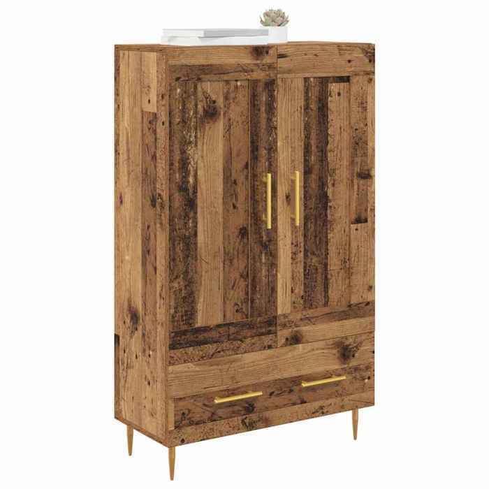 Haut Armoire Bois Ancien 695x31x115cm Bois dingénierie &26_4518425