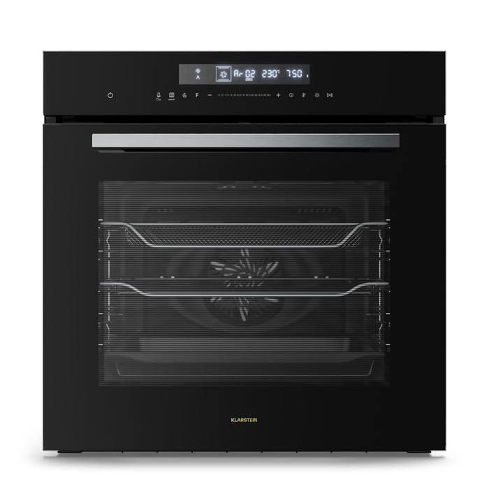 Four encastrable à chaleur tournante - Klarstein - 72L - 13 modes de cuisson - Friteuse à air chaud - Classe A++