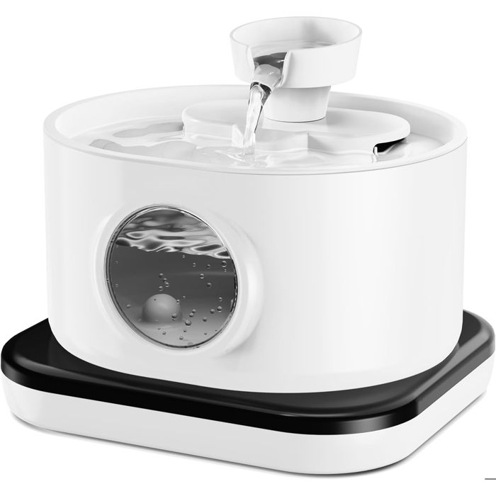Fontaine à eau pour chat sans fil - Phoesky - Automatique - Batterie 5200mAh - 95oz/2.8L