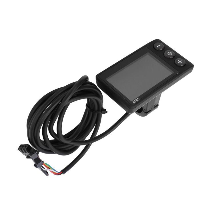 Shipenophy compteur daffichage LCD pour vélo électrique Écran LCD pour vélo électrique 5P et 2P ajustement universel sport kit
