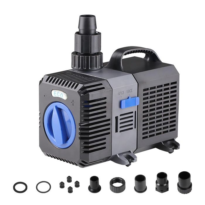 Super ECO Pompe de Bassin Pompe de Filtration 3000L/H 10W Exterieur Basse Consommation Poisson Pompe 3000 l/h 10 FONTAINE DE JARDIN