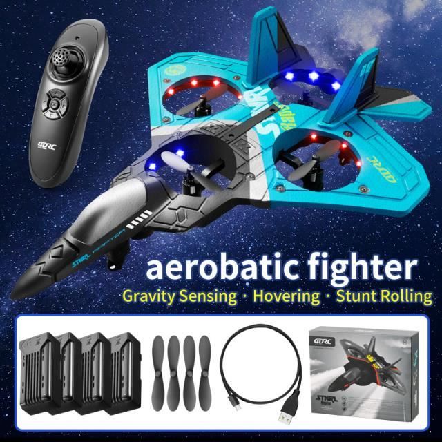 Drone SZSMART V17 Bleu Avion télécommandé mousse Epp Durée de vie de la batterie 15 Min Drone SZSMART V17 Bleu Avion télécommandé mousse Epp Durée de vie de la batterie 15 Min