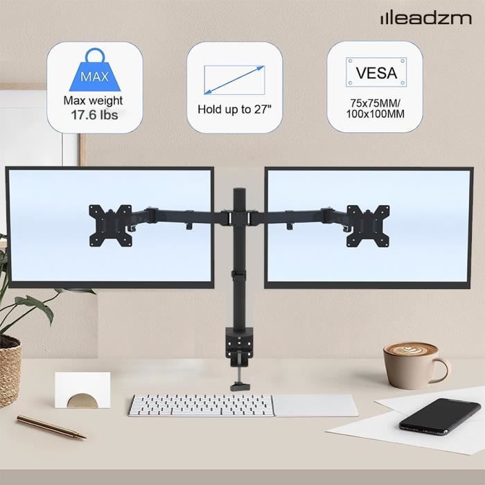 Support Tv Pieds Place Sur Meuble Télé Elévateur Hauteur Adjustable