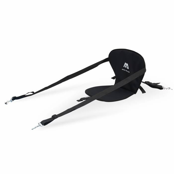 Siège De Kayak Gonflable Avec Dossier - Pour SUP, Bateau De Pêche, Rafting - Orange, 40x45x11 Cm