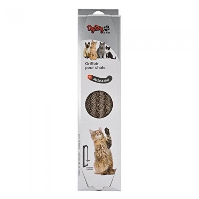 Comparer les prix de griffoir pour chat en papier 45*11.5*3.3cm - sachet d'herbe a chat inclus