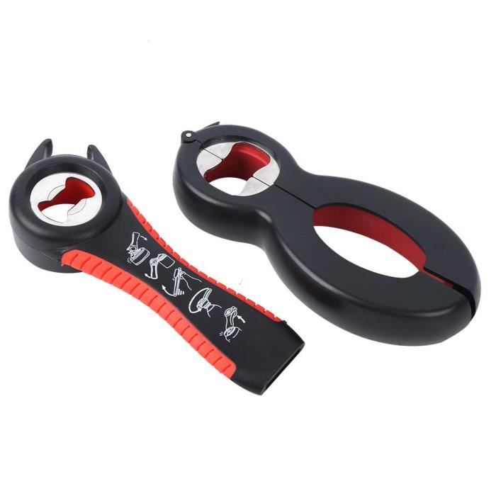 Lot de 2 clés à bonde, clé à fût 3-en-1 améliorée, outil d'ouverture de fût en aluminium pour ouvrir des fûts de 10, 15, 20, 30 et 55 gallons, convient aux bouchons