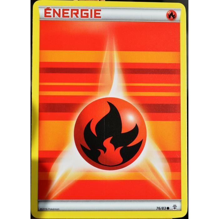 Carte Pokemon 76 Energie Feu Generations Fr Cdiscount Jeux Jouets
