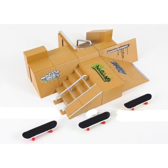 Skate Parc Rampe Finger Skateboard Planches à roulettes Vélo Doigt