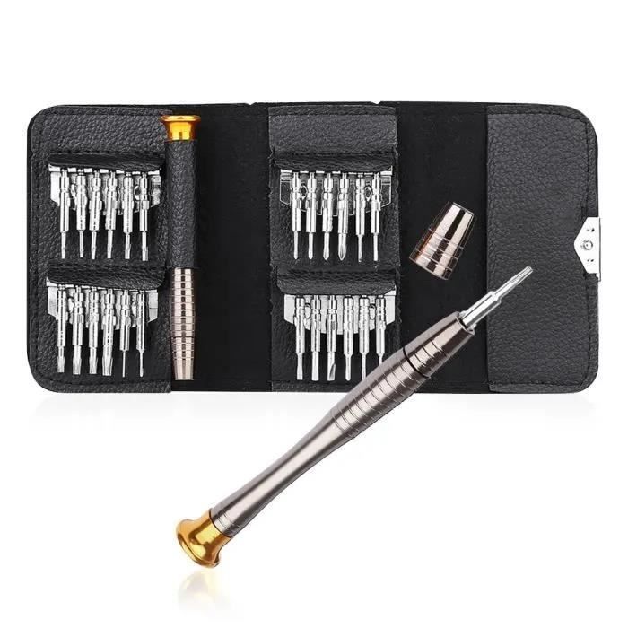Kit De Tournevis De Précision 25 Pièces - Plats, Phillips, Torx, Pentalobe, Tri-point
