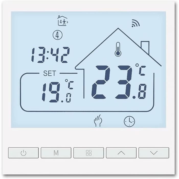 Thermostat de Chauffage au Sol Chaud de contrôle de Thermostat de — free download