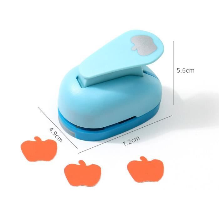 Perforatrice De Scrapbooking En Forme De Pomme - Taille Découpe ~2,5 Cm - Pour Papier, Carton, EVA - Loisirs Créatifs, Fabrication De Cartes