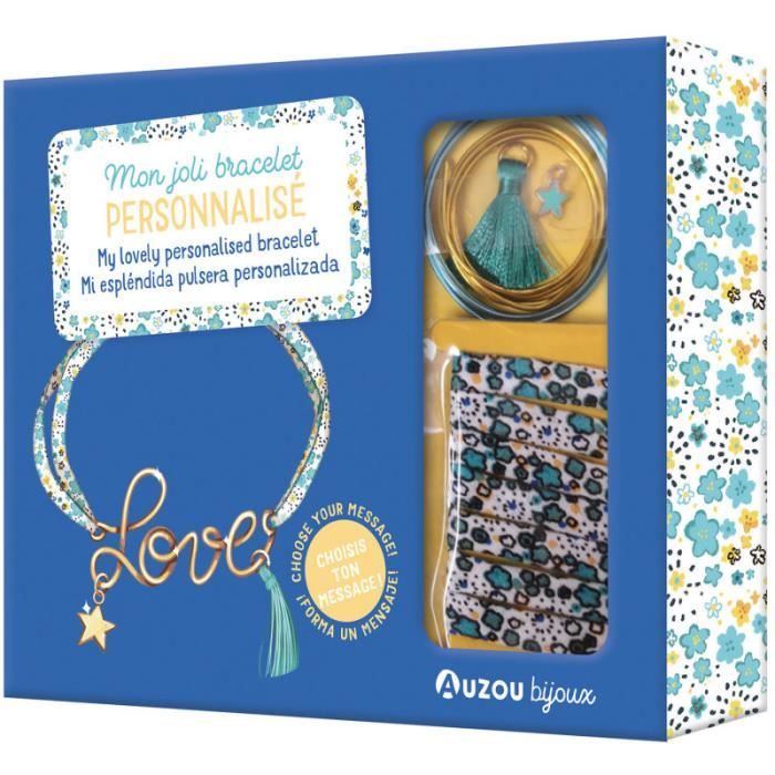 Activités créatives - Auzou - Mon joli bracelet personnalisé - Taille unique - Mixte - À partir de 6 ans
