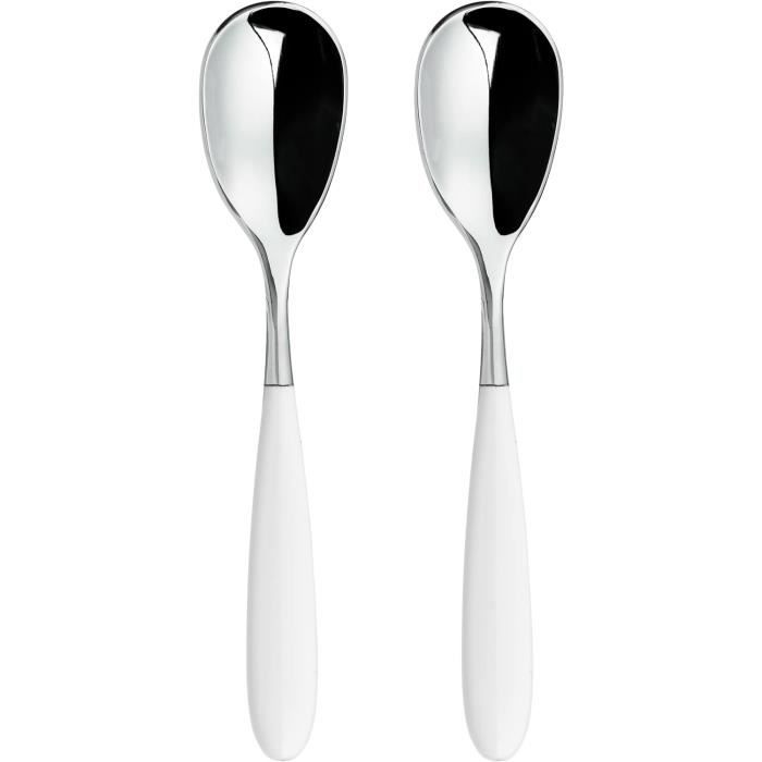 Rockingham Yin And Yang Lot De 2 Cuillères À Café De Luxe En Acier Inoxydable 1810