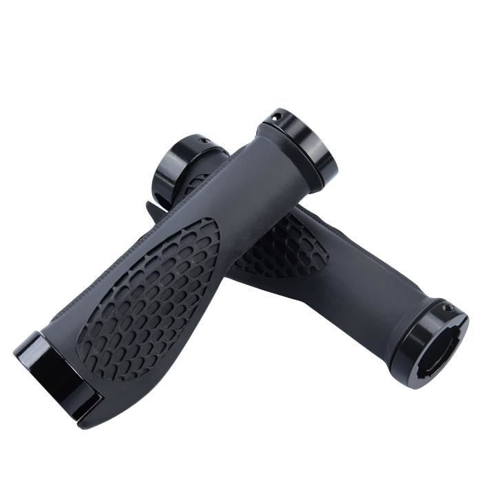 Poignées ergonomiques antibrouillard de guidon de bicyclette avec