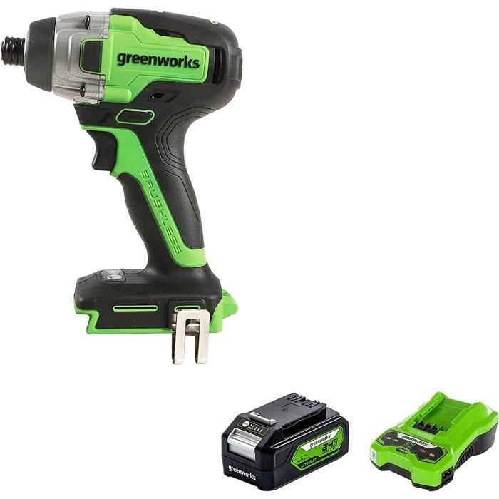 Greenworks Tools Chargeur de batterie G24C (Li-Ion 24 V sortie 48W