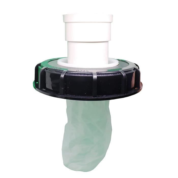 Filtre à Eau De Pluie 45° Pour Cuve IBC 1000L – Nylon Résistant – Diamètre 163 Mm – Installation Facile Sans Outil