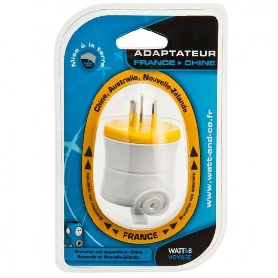 Adaptateur secteur france chine australie NewZel