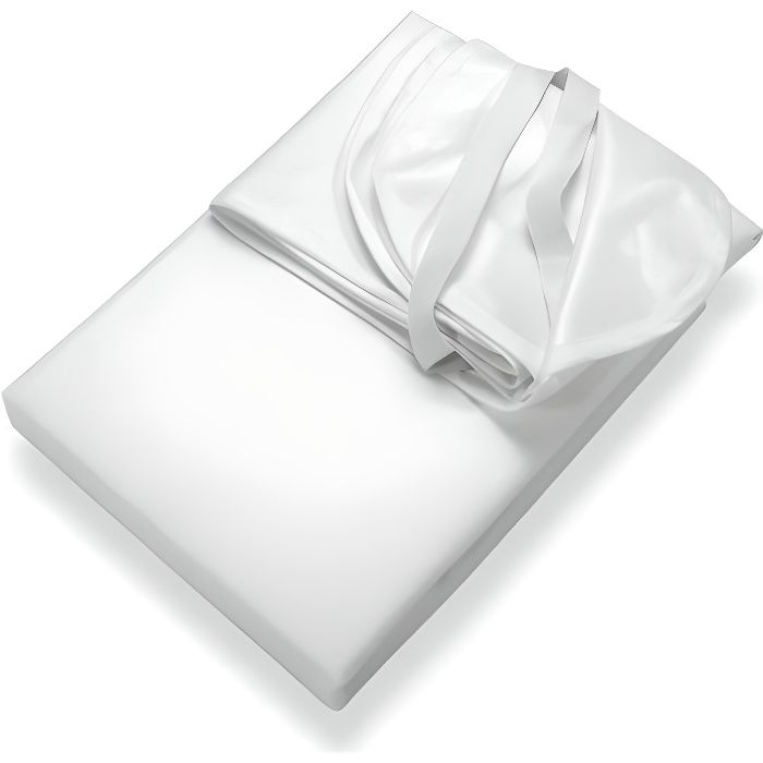 Setex Alaise anti-incontinence avec élastiques de fixation Pour matelas,  Coton, blanc, 90 cm x 200 cm