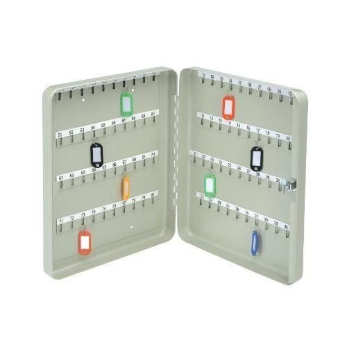 Spicers Armoire /à cl/és avec crochets de rangements pour porte-cl/és//cadenas Gris