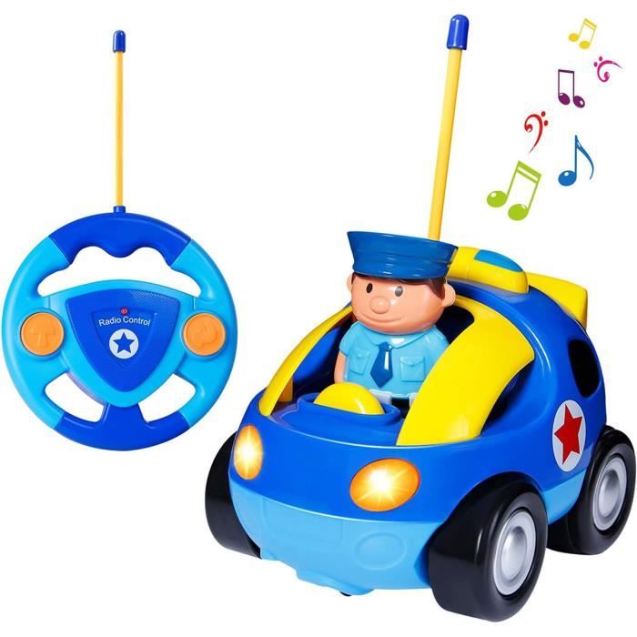 Pup Go Voiture Télécommandée Avec Lumières Et Spray – Vitesse Rapide – RC Racing Pour Enfants Dès 3 Ans – Bleu
