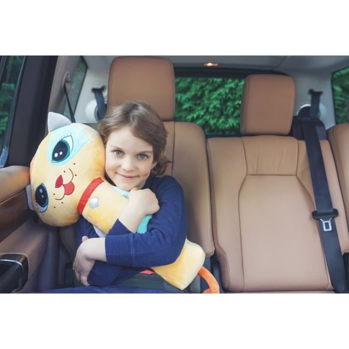 Happy Hop Sangle Ceinture De Securite Enfant Coussin Reglable Epaule Ajusteur Protege Ceinture Voiture Peluche Chat Cdiscount Puericulture Eveil Bebe