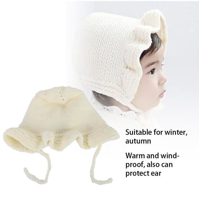 Bonnet Tudor Victorien Blanc Pour Enfants – Déguisement Historique, Taille Unique