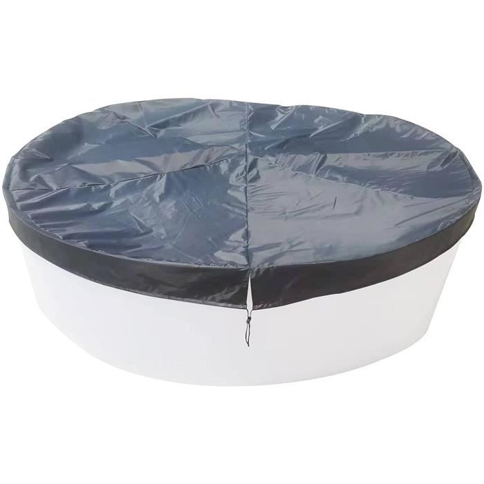 Tapis De Sol Piscine Ronde 3.05 PLK Tapis De Protection Pour Piscine Ronde | Couverture De Sol Robuste Pour Piscine Extérieure | Tapis De Sol De Piscine Avec Revêtement Antimicrobien Pour Diamètre