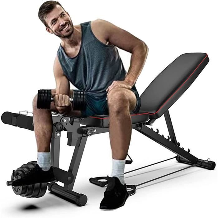 YOLEO Banc de Musculation Banc réglable pour l'entraînement