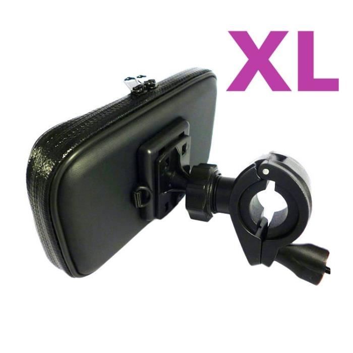 Support Téléphone Vélo – Étanche, Rotatif 360°, Poche Rangement