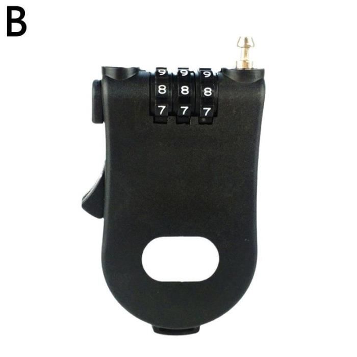Serrure à Câble Rétractable Pour Armes - Noir - Liberty Safe