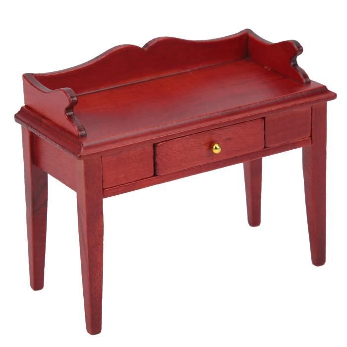 AYNEFY Table à l'échelle 1/12 Modèle de Table en Bois Miniature Échelle ...