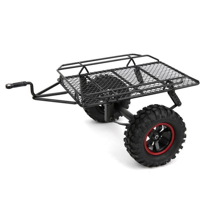 RC Trémie Trémie, Remorque Voiture Trémie Métal Remorque Modèle Trémie pour Traxxas TRX4/Axial SCX10 RC4WD D90 CC01 1/10 RC