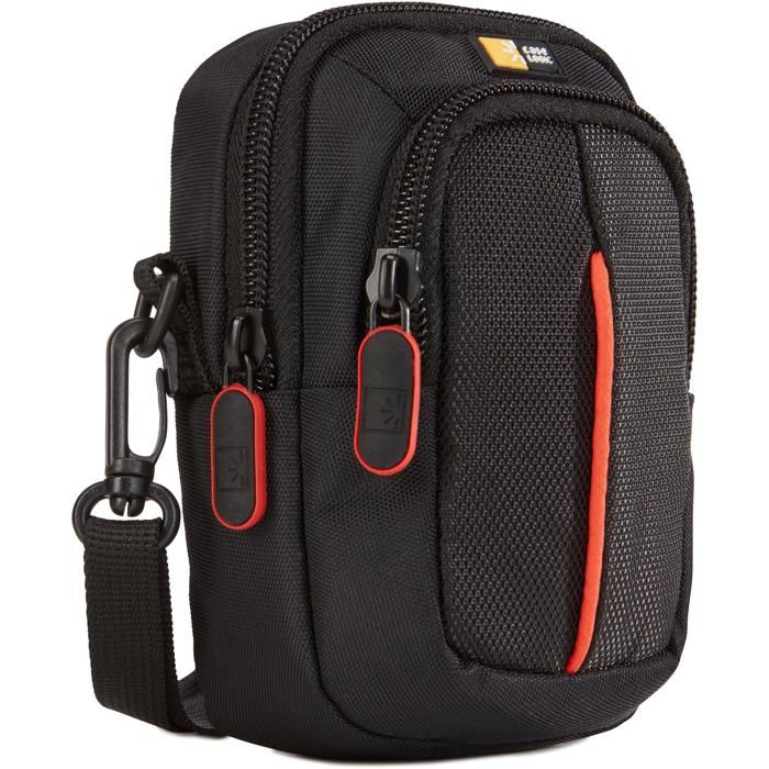 Etui pour appareil photo compact expert - CASE LOGIC - DCB313K - Taille L - Noir - Polyester