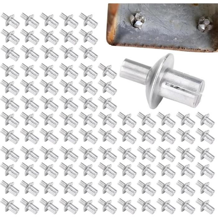 Lot De 50 Rivets D'expansion Plastique 8mm - Clips De Fixation Pour Voiture, Pare-chocs, Ailes - Compatible Honda, Yamaha, Suzuki