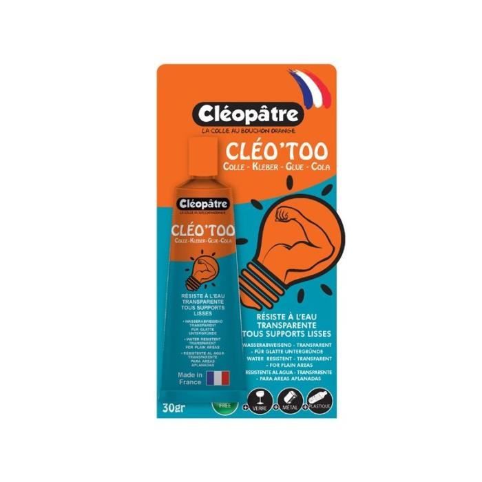 Cléopâtre - Loisirs créatifs - Colle forte en gel transparente adhésive - 1  Kg