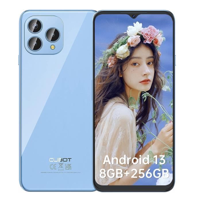 CUBOT P80 Smartphone 8Go+256Go Android 13 Écran 6.58 FHD+ Caméra 48MP  Charge Rapide 5200mAh Double Nano SIM Support NFC/OTG, Bleu - Cdiscount  Téléphonie
