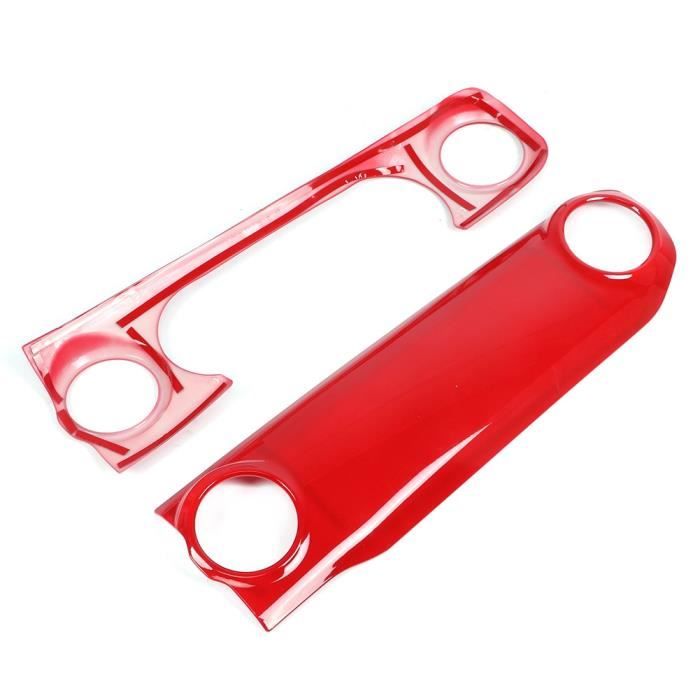 Lot De 2 Cadres Décoratifs Sortie D'Air Console Centrale Voiture - Acier Inoxydable Pour Opel Mokka 2013-2016