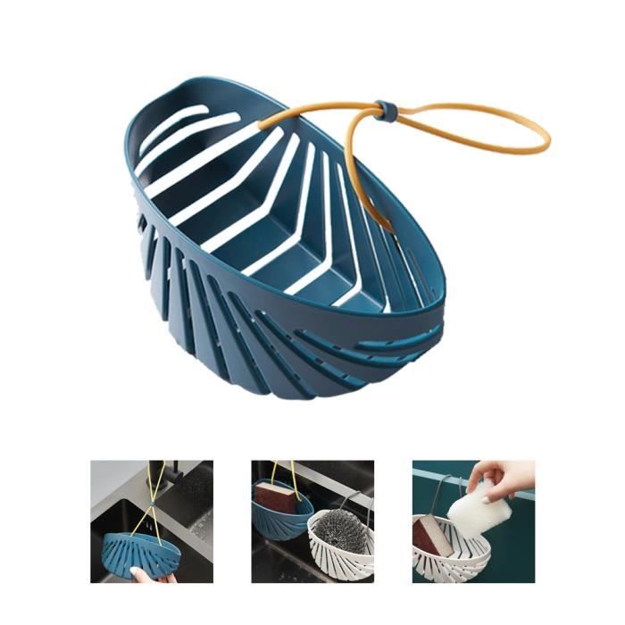 Panier De Rangement Suspendu Pour Salle De Bain - En PP Drainant, Gris, Idéal Pour Shampoing Et Produits (35,5 X 25 X 9,5 Cm) - 1
