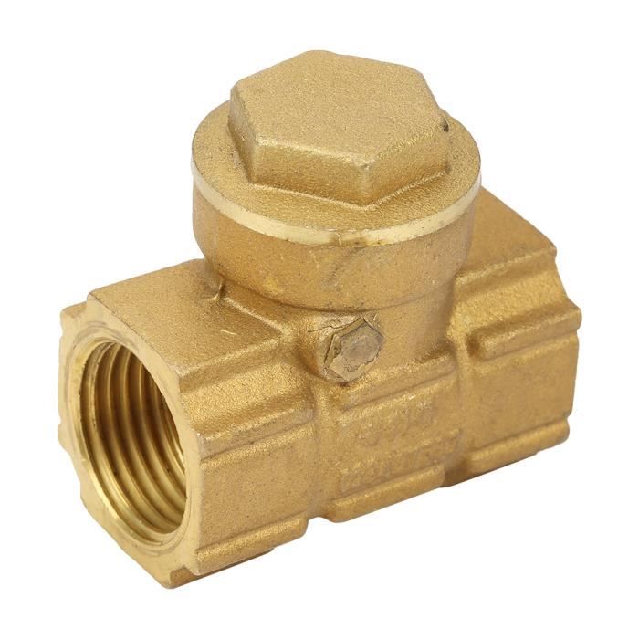 Clapet Anti-retour En Laiton DN15 (1/2 Pouce) - Lot De 2 Avec Raccords Et Téflon - Jusqu'à 20 Bars - 5