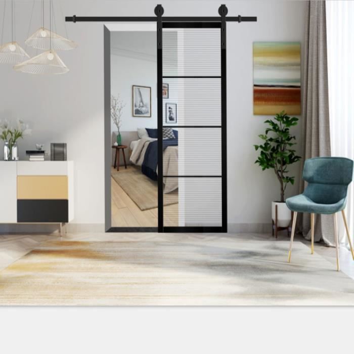 Rail Suspendue Porte Coulissant Grille A Poulie 2m Pour Chambre Salle De Bain Achat Vente Porte Coulissante Rail Suspendue Porte Coulis Cdiscount
