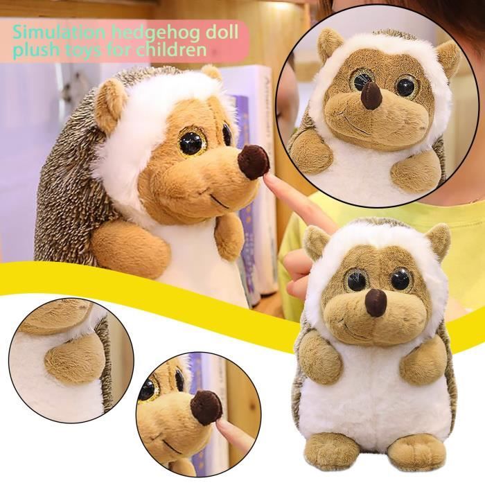 musicale hérisson en peluche pour enfants