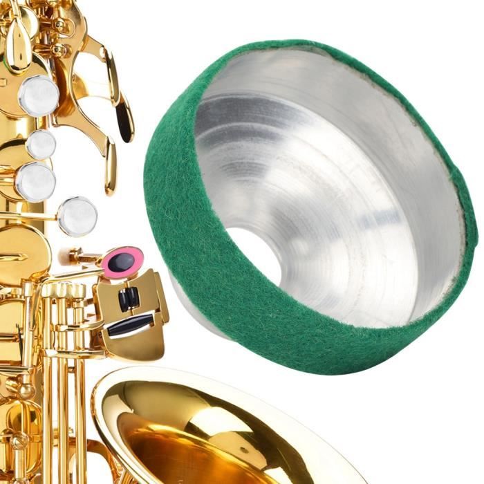 GOTOTOP Sourdine Saxophone Saxophone Muet Alto E Flat Saxophone Amortisseur  Silencieux Accessoires pour instruments de musique