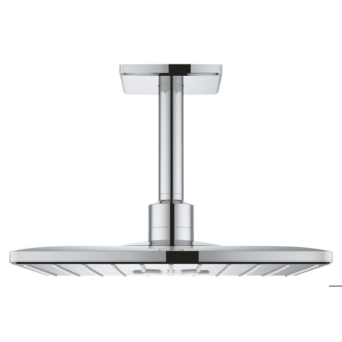 Grohe Douche de tête 2 jets et bras 142mm Rainshower SmartActive 310 Cube