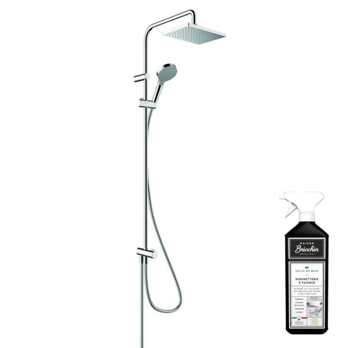 Colonne de douche HANSGROHE Vernis Shape 230 Reno EcoSmart chromée