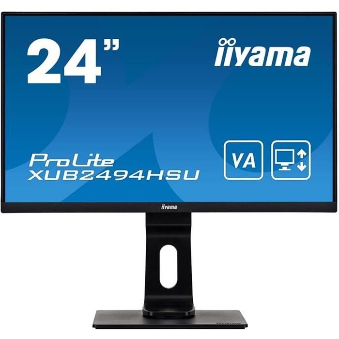 Écran PC Iiyama 32" IPS - Ultra HD 2560x1440 - 100Hz - Design Réglable - Parfait Pour Jeu Et Bureau
