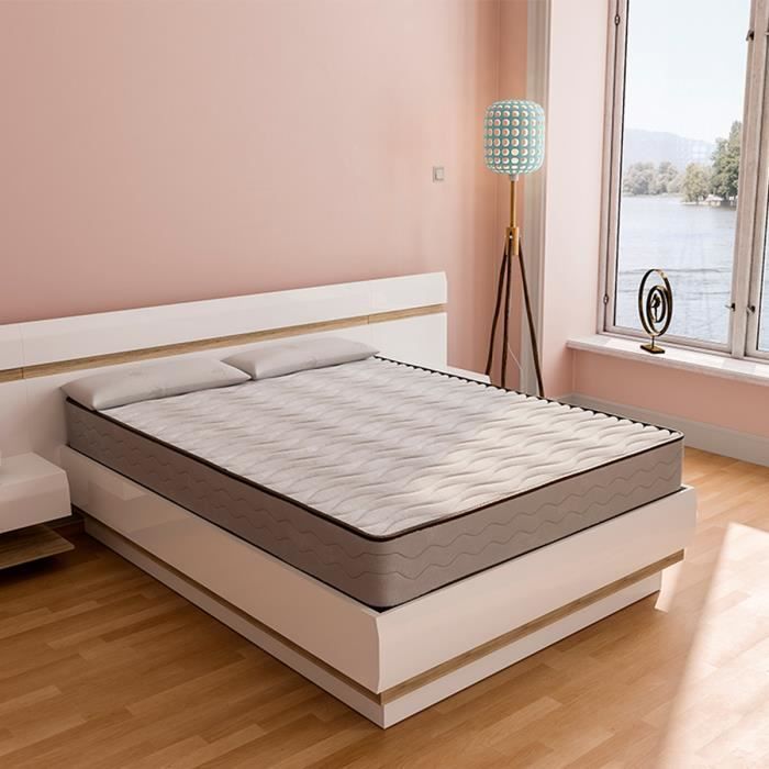 matelas 140x180 confort plus epaisseur 20 cm cdiscount maison