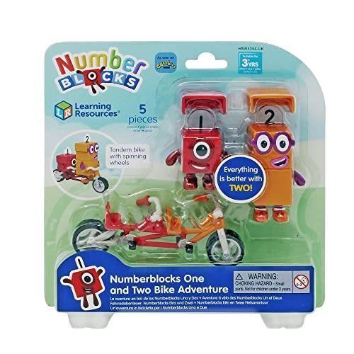 Jouet - LEARNING RESOURCES - Numberblocks Un et Deux - Aventure à vélo - Figurines à collectionner