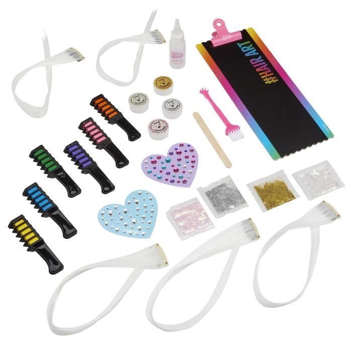 LEXIBOOK Studio d’extensions de cheveux colorées édition Deluxe