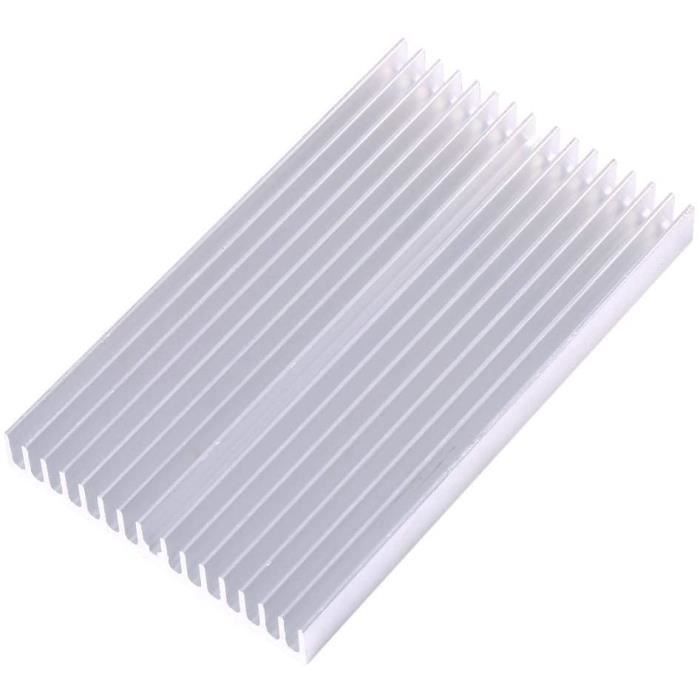 Radiateur Aluminium Type U TO-3P 100x40x40mm - Dissipateur Chaleur Dents Denses Pour Électronique