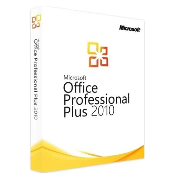 Microsoft Office 2010 Professionnel Plus - Clé licence à télécharger